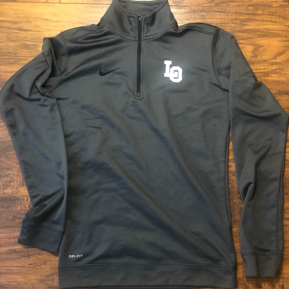 Women's Nike Dri-Fit Running Grey Long Sleeve Pull